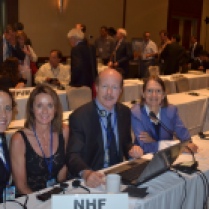 Delegates to the Codex Committee on Vet Drug Residues in Foods. Scott Tips, head of National Health Federation delegation with Kat Carroll. Diane Miller and Anne Tenner guests delegates from National Health Freedom Coalition based in MN.
