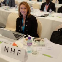 NHF Delegate Katherine Carroll at CCFA in Hong Kong